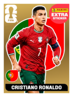 Figurinhas Legend Copa 2026 Extra Sticker Cristiano Ronaldo Ouro