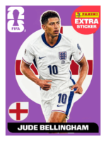 Figurinhas Legend Copa 2026 Extra Sticker Jude Bellingham Lilás