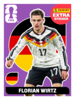 Figurinhas Legend Copa 2026 Extra Sticker Florian Wirtz Lilás